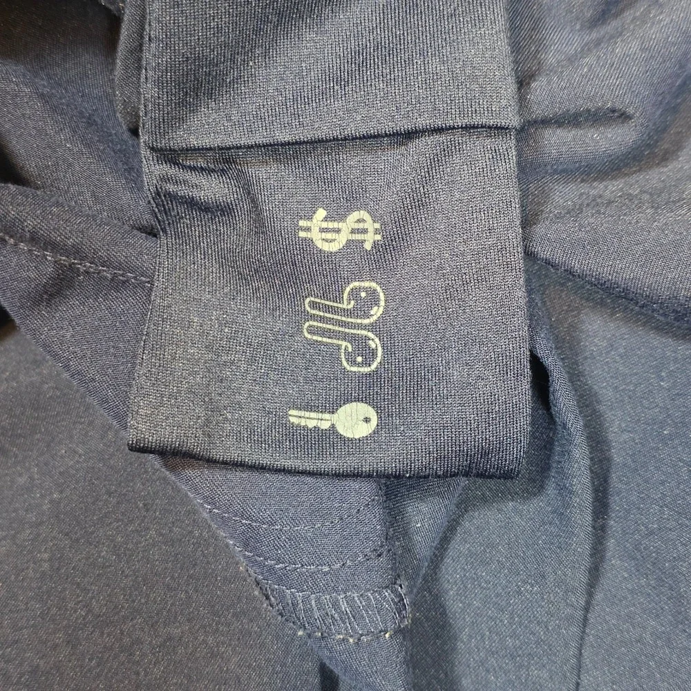 FIGS Tansen L Technical‎ Collection Navy Blue Jogger Scrub Pants Stretch Nursing